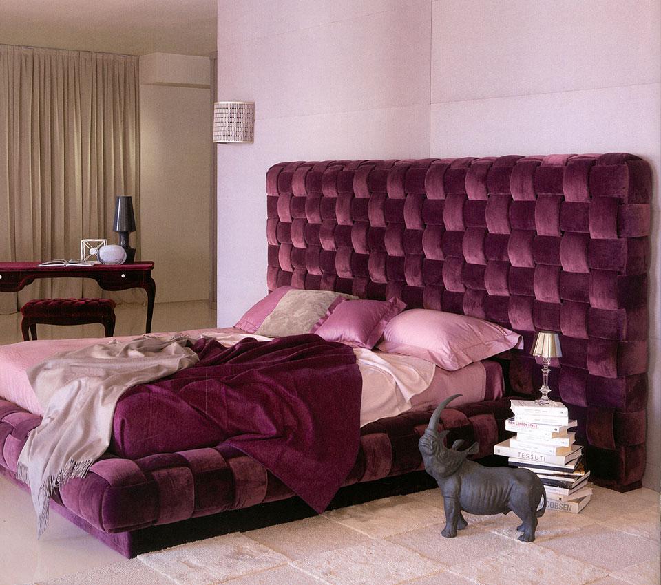Купить Кровать Intrigo letto ludovica Mascheroni в магазине итальянской мебели Irice home