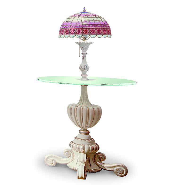 Купить Столик с лампой Vittoria (4614/TL) Bakokko в магазине итальянской мебели Irice home