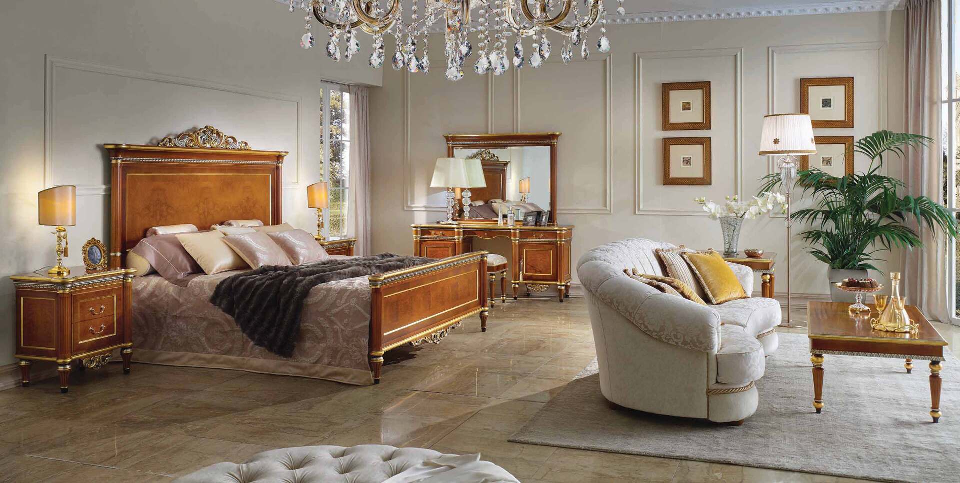 Купить Кровать (2740) Scappini в магазине итальянской мебели Irice home