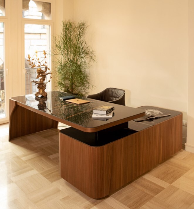 Купить Письменный стол ERMES Tonin Casa в магазине итальянской мебели Irice home