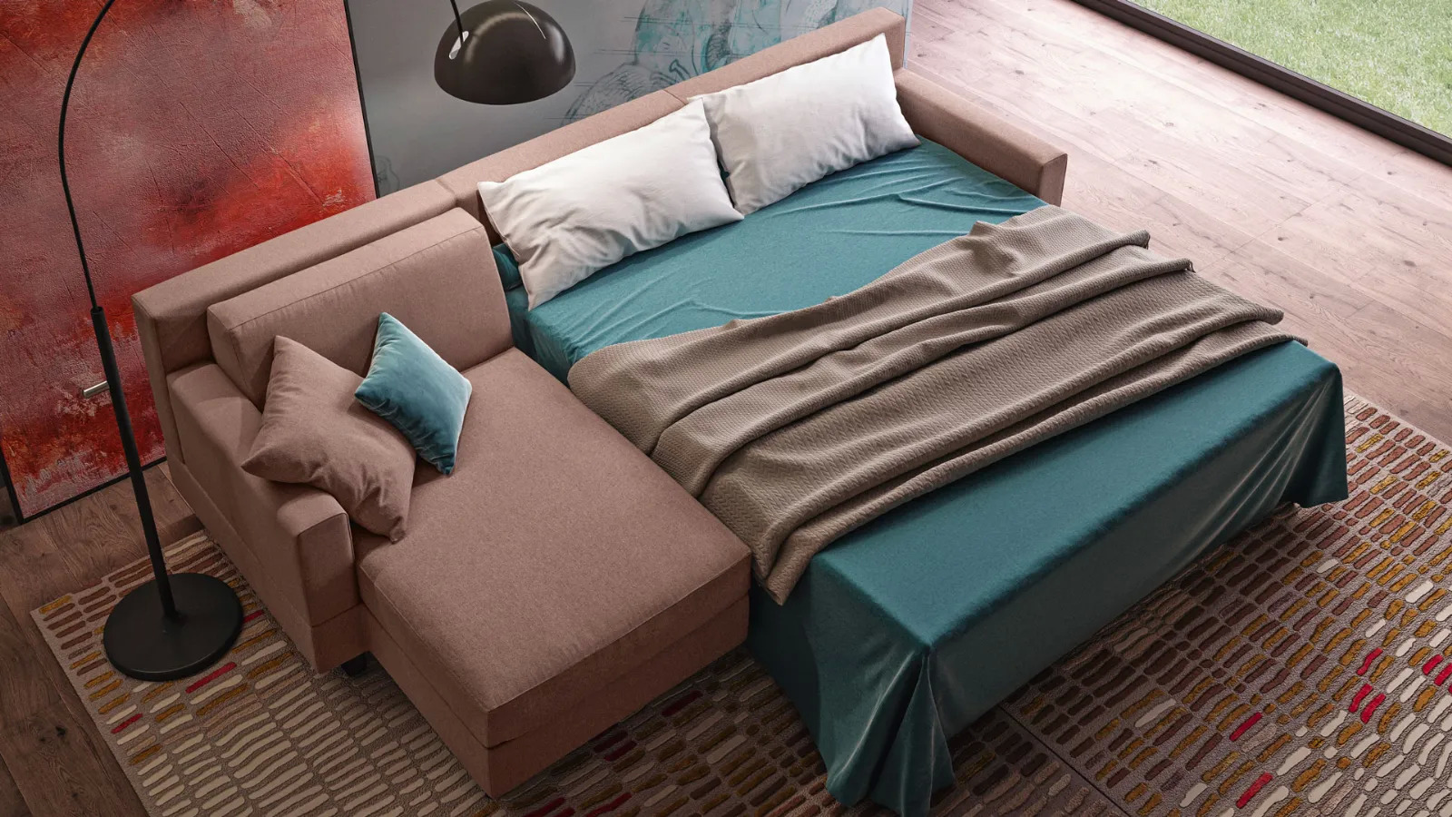 Купить Диван-кровать TOMAS Doimo Salotti в магазине итальянской мебели Irice home фото №4