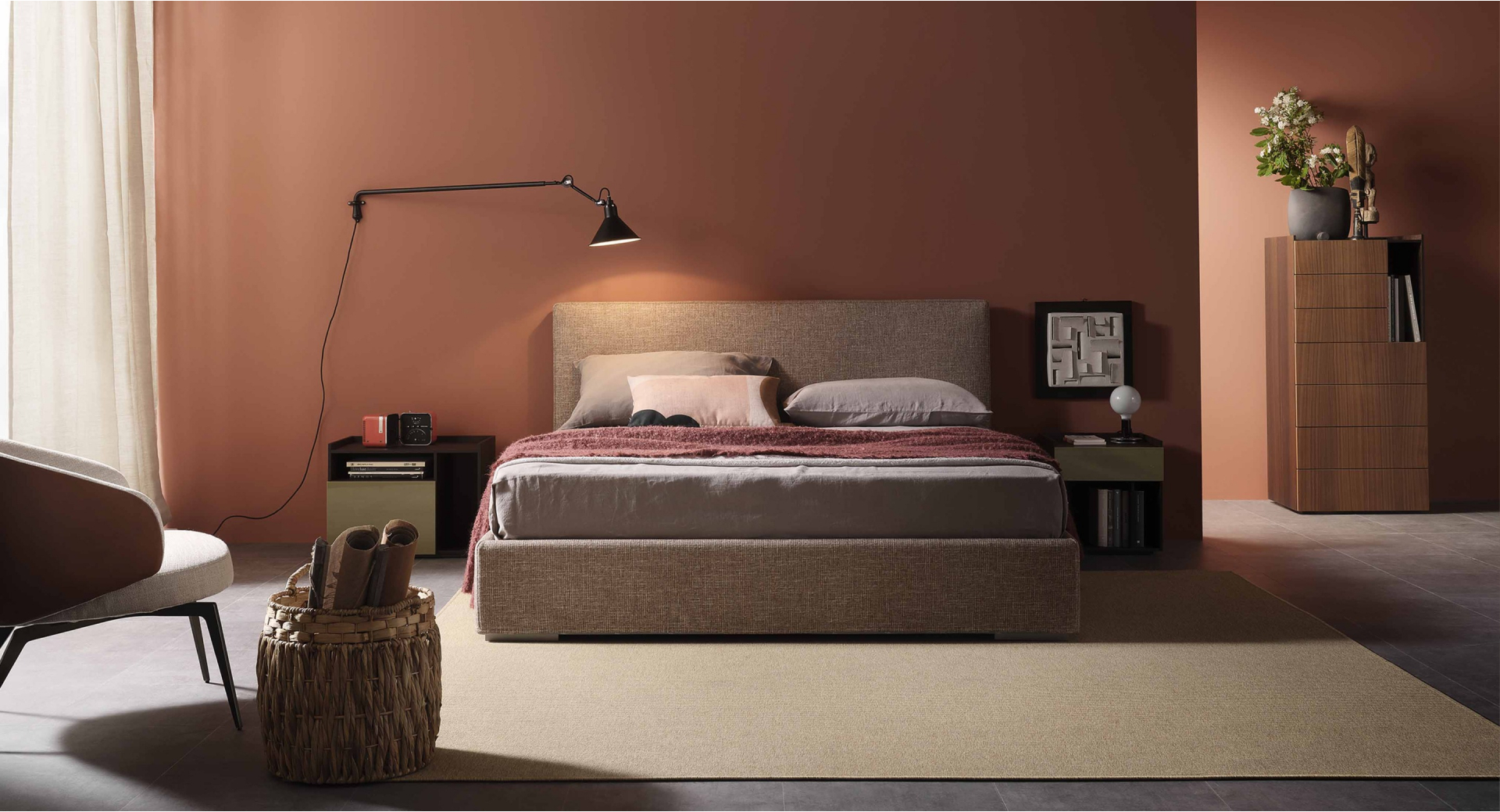 Купить Кровать CAMILLE AA301 Lema в магазине итальянской мебели Irice home
