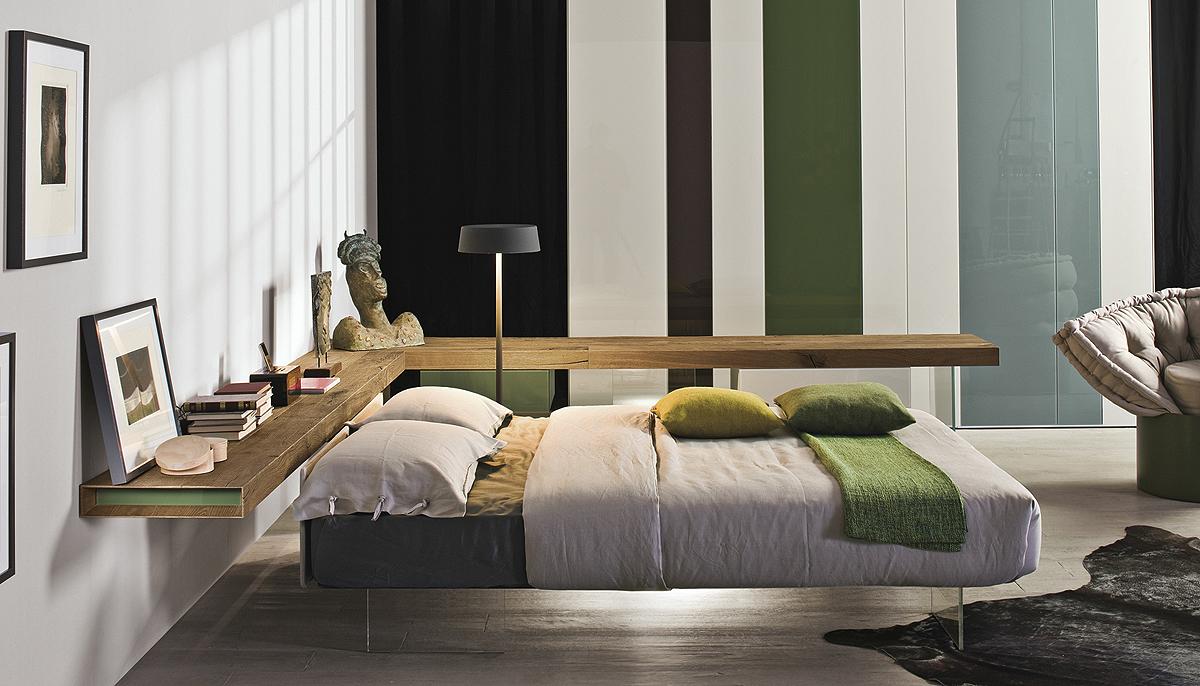 Купить Кровать AIR BED + BENCH Lago в магазине итальянской мебели Irice home