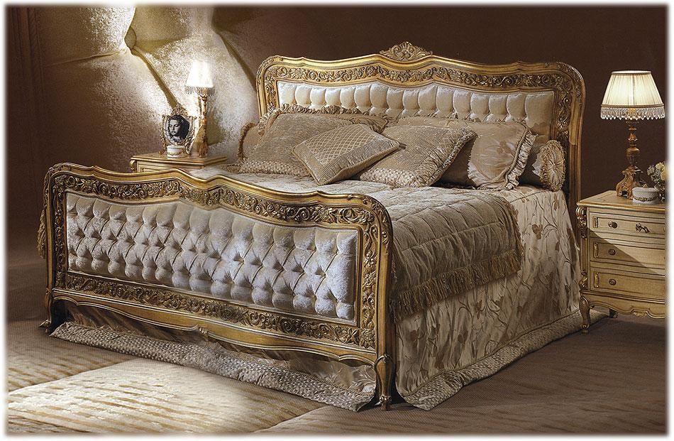 Купить Кровать Frescobaldi 21030/21 Angelo Cappellini в магазине итальянской мебели Irice home