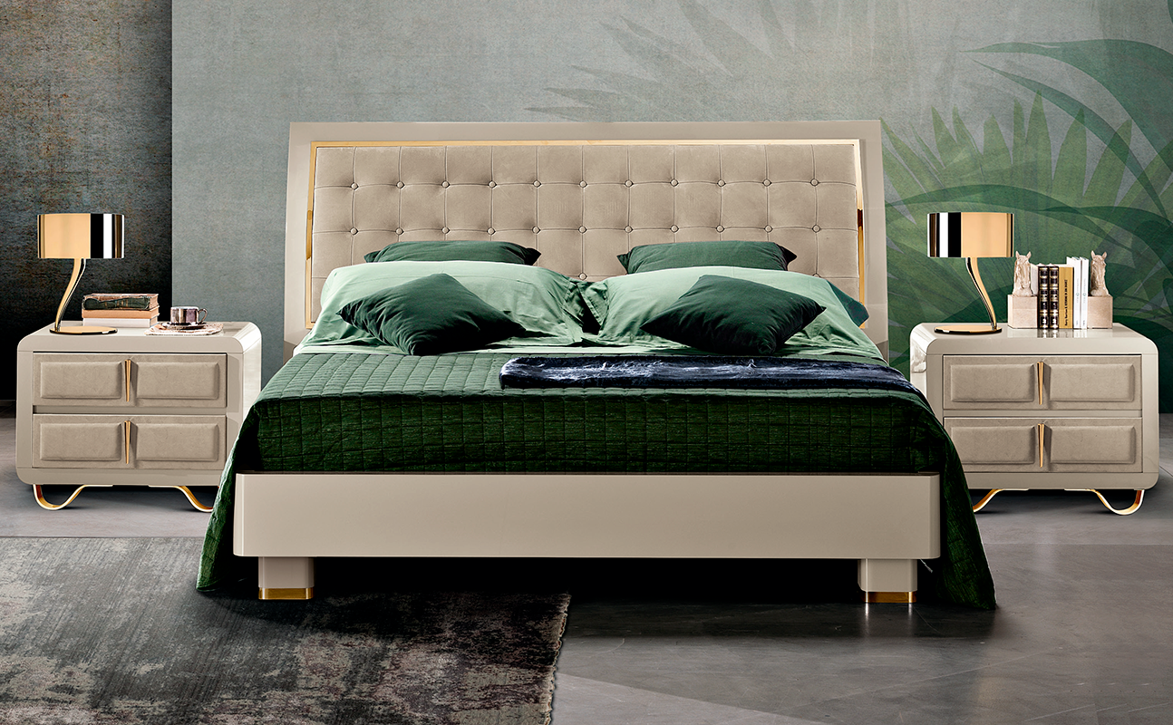 Купить Кровать ELITE QUADRI EQ19221C Saber в магазине итальянской мебели Irice home