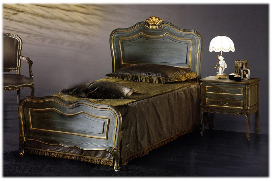 Купить Кровать Strauss 7107/10 Angelo Cappellini в магазине итальянской мебели Irice home