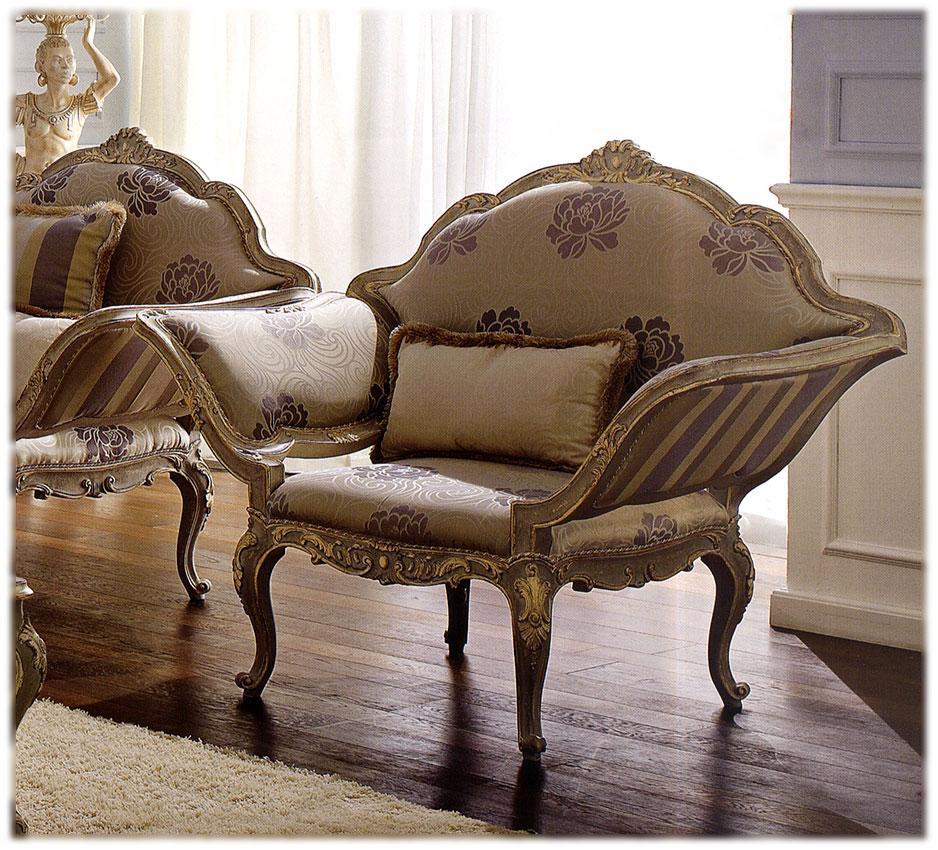 Купить Кресло 733 Andrea Fanfani в магазине итальянской мебели Irice home