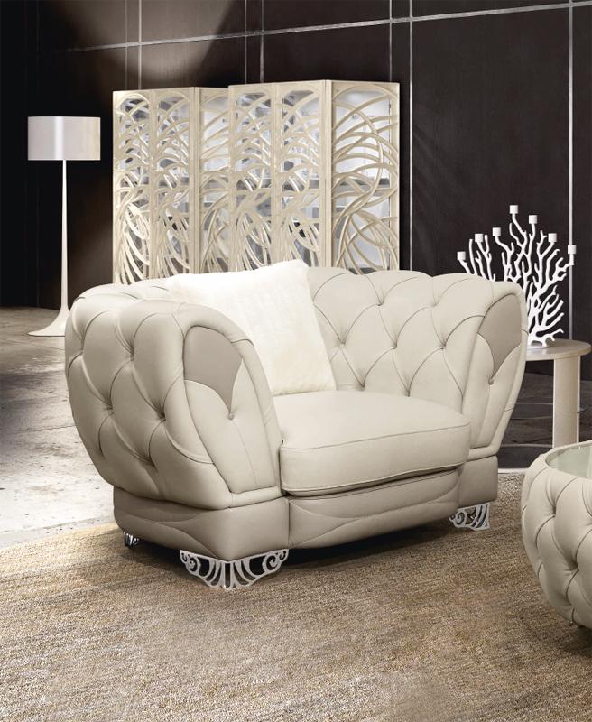 Купить Кресло OTTAVIANO WITH FEET poltrona BM Style в магазине итальянской мебели Irice home
