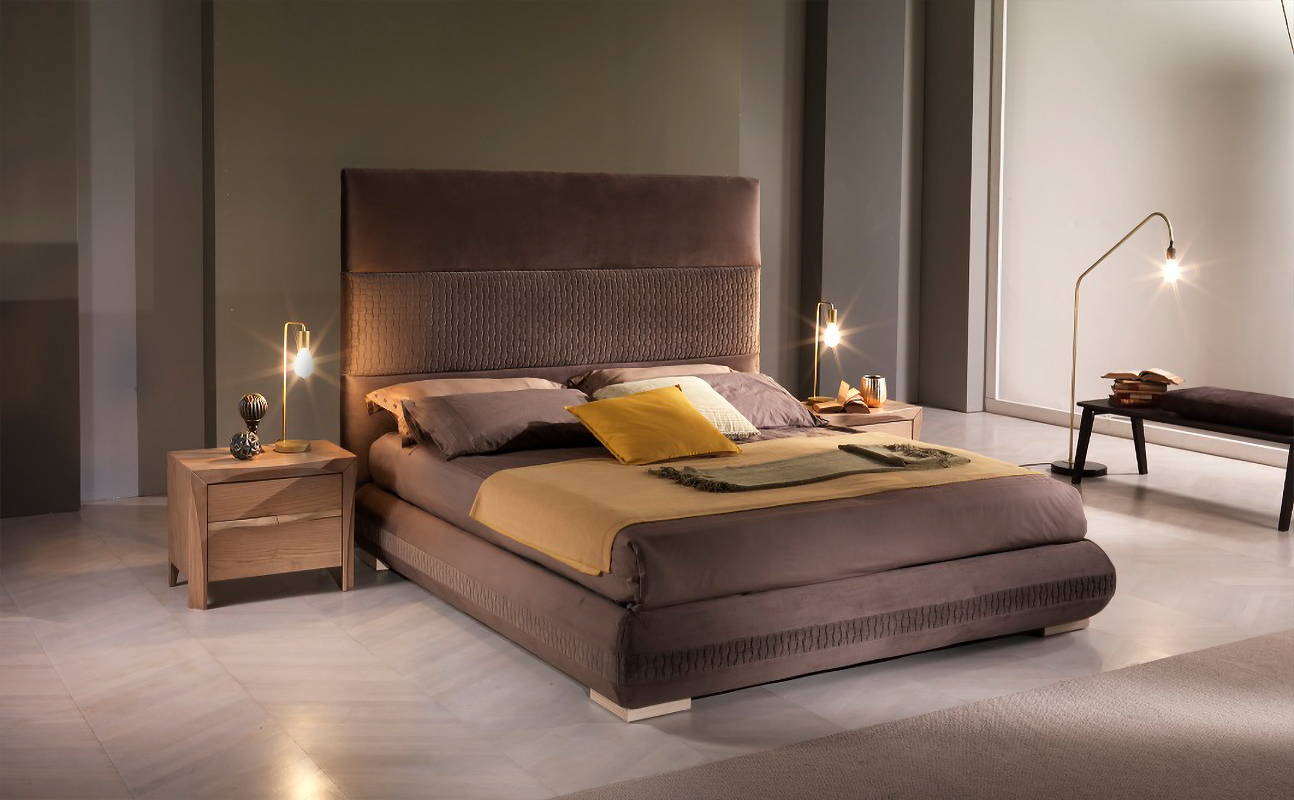 Купить Кровать ERASMO CENTRALE L463 Essepi в магазине итальянской мебели Irice home