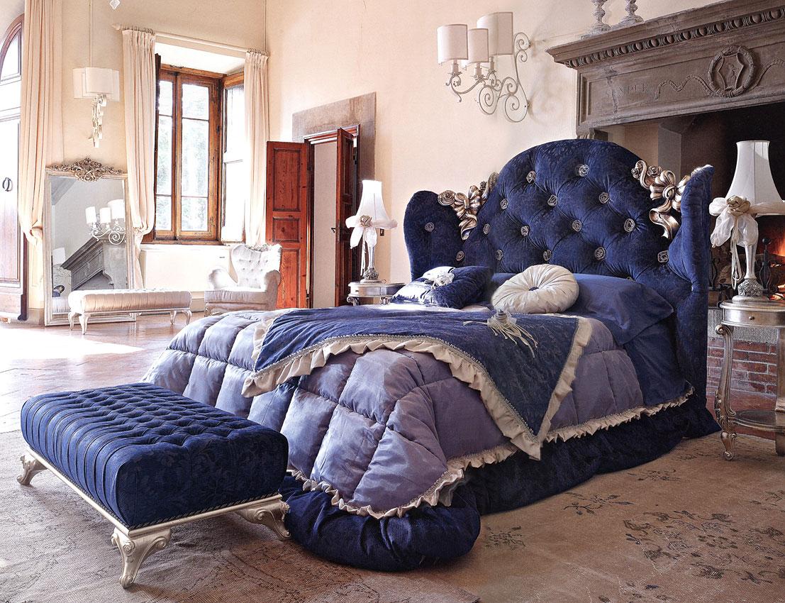 Купить Кровать Mafalda 5051-6101 01 Volpi в магазине итальянской мебели Irice home
