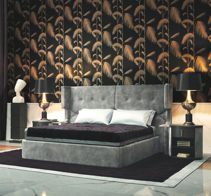 Купить Кровать WILLIAM LTWILLIA01 Smania в магазине итальянской мебели Irice home