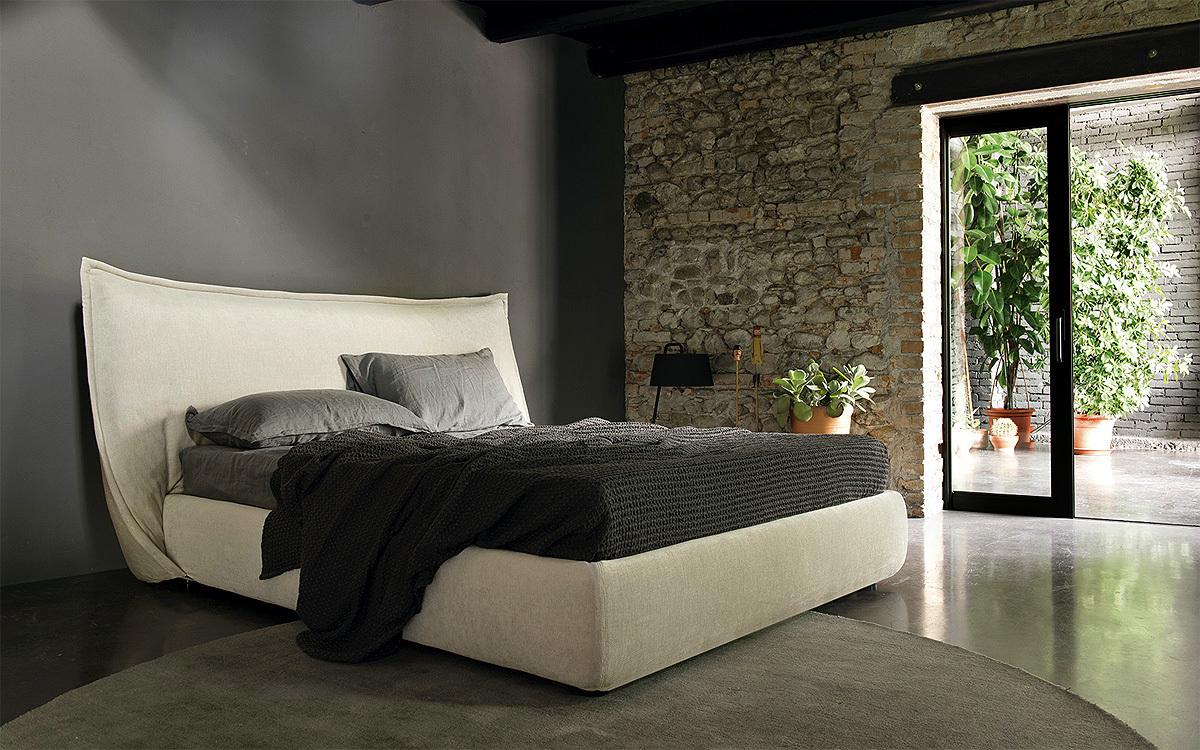 Купить Кровать SOFTLY CS/6054-G Calligaris в магазине итальянской мебели Irice home