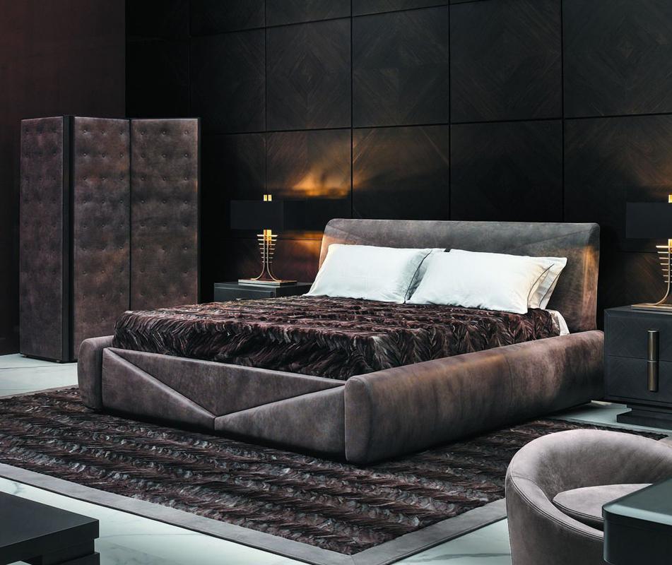 Купить Кровать BRANDO LTBRANDO01 Smania в магазине итальянской мебели Irice home