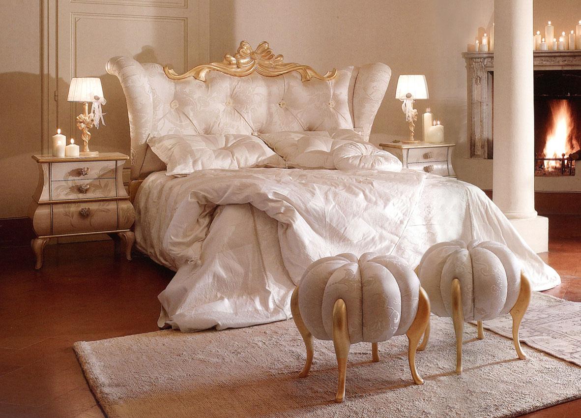Купить Кровать Matilde 5049-6101 Volpi в магазине итальянской мебели Irice home