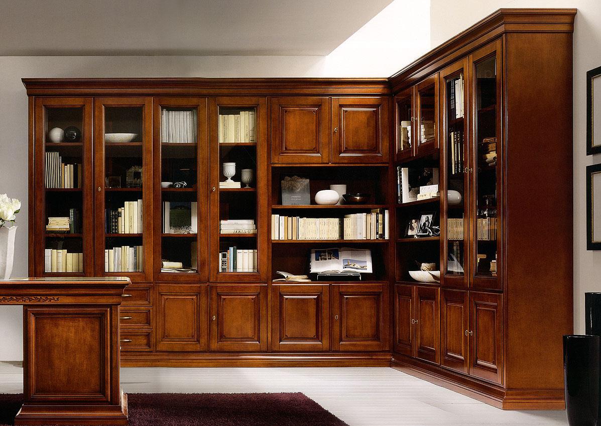 Купить Книжный шкаф 0750M Mirandola в магазине итальянской мебели Irice home