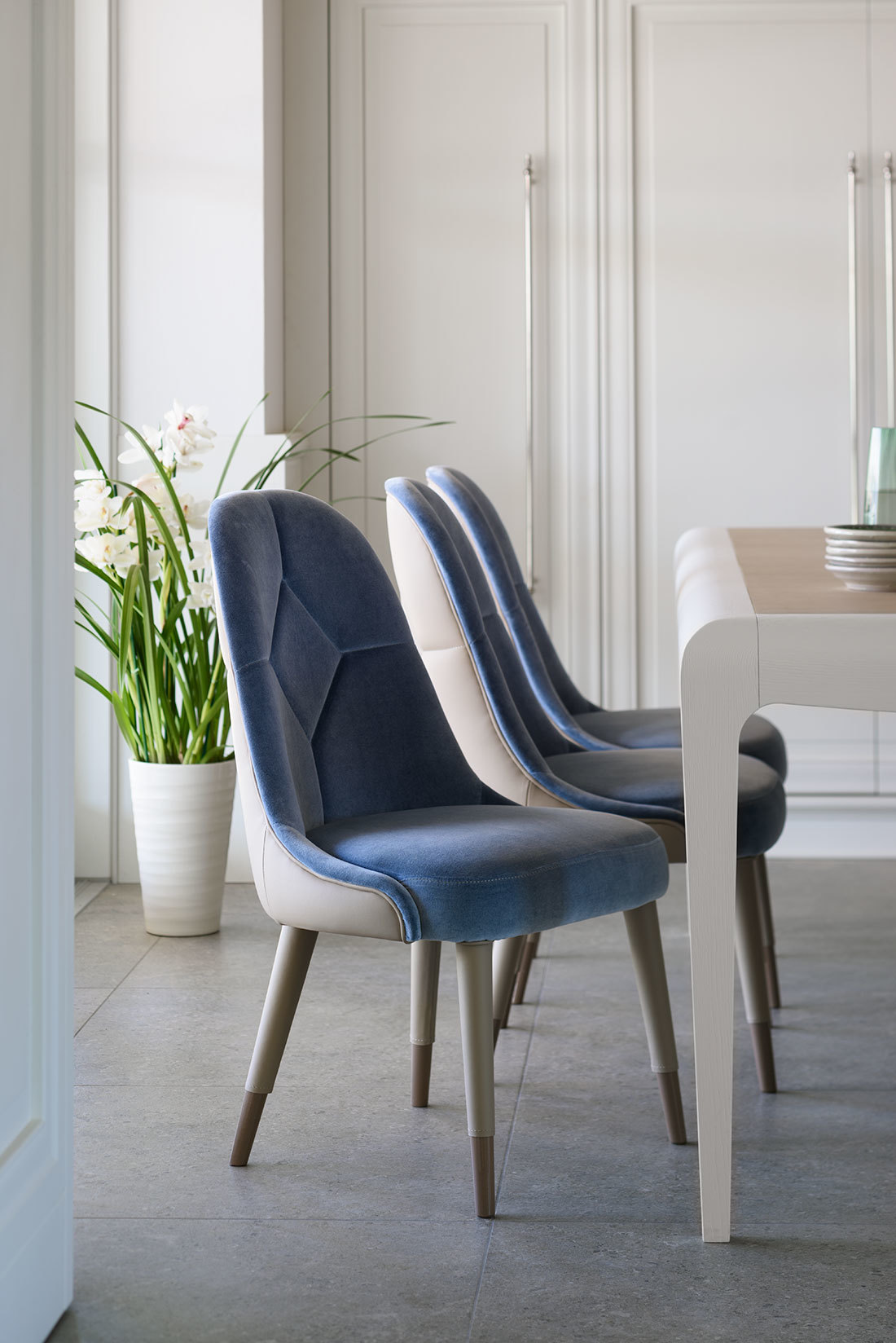 Купить Стул CVG044-blue Prestige в магазине итальянской мебели Irice home