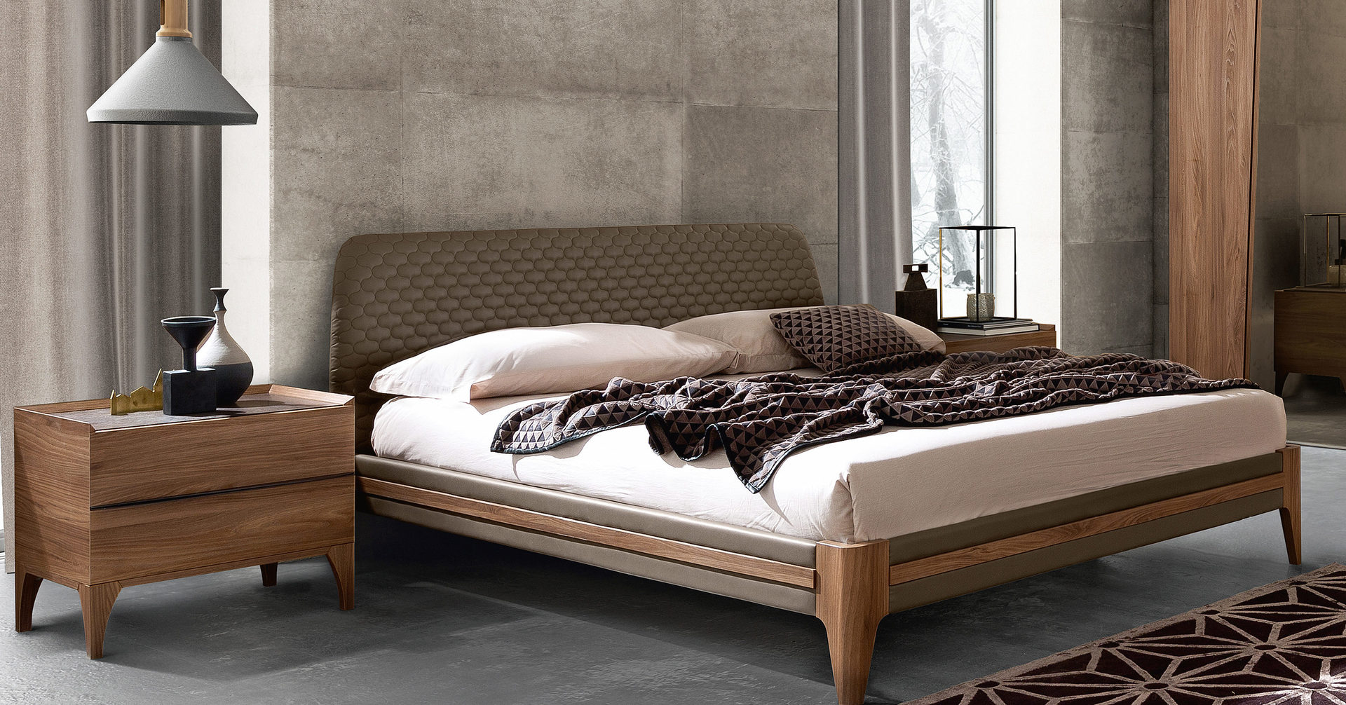 Купить Кровать AKADEMY Camelgroup арт.250011 в магазине итальянской мебели Irice home