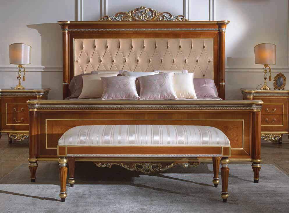 Купить Кровать (2740-GL) Scappini в магазине итальянской мебели Irice home
