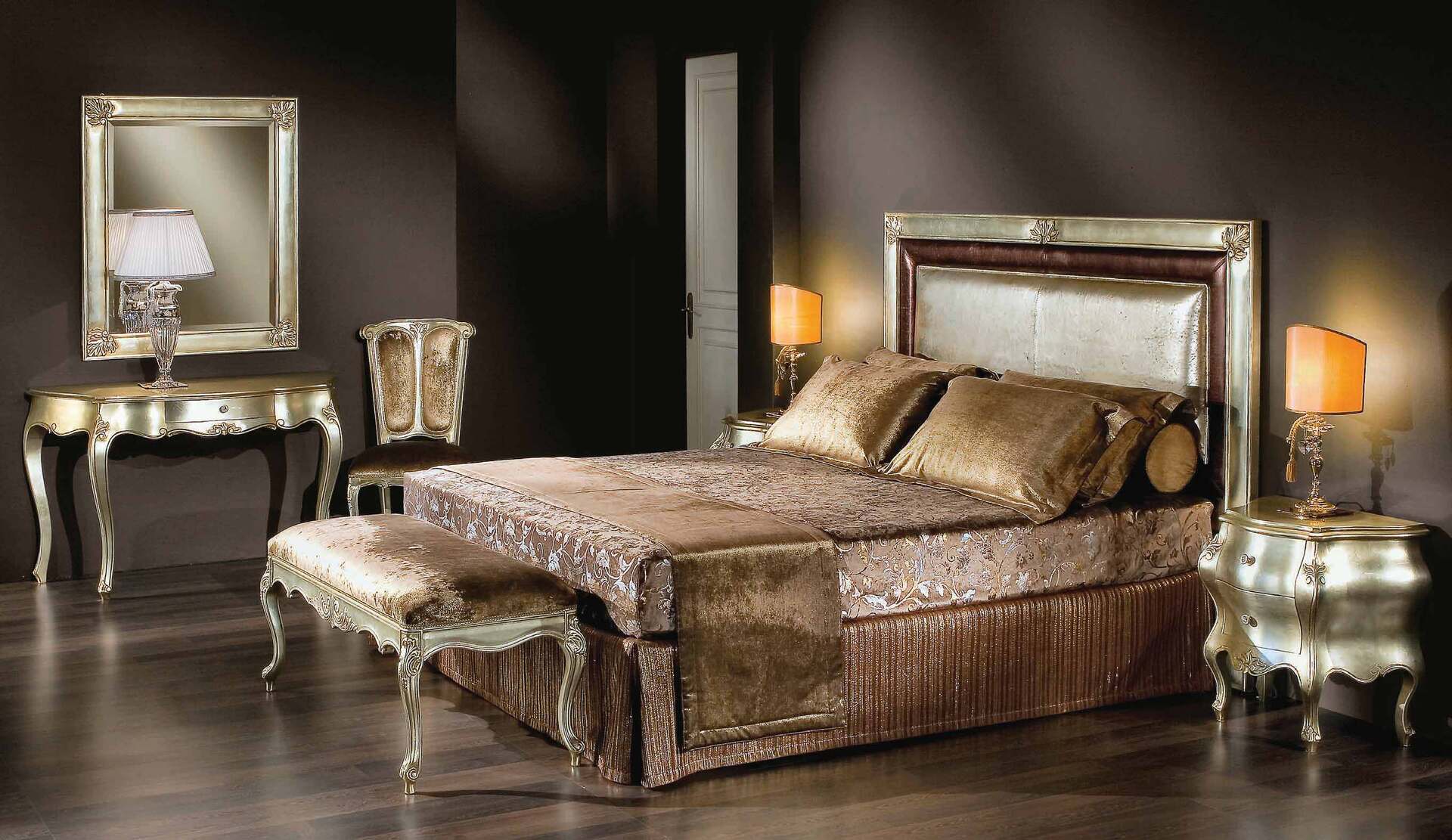 Купить Кровать (2080) Scappini в магазине итальянской мебели Irice home