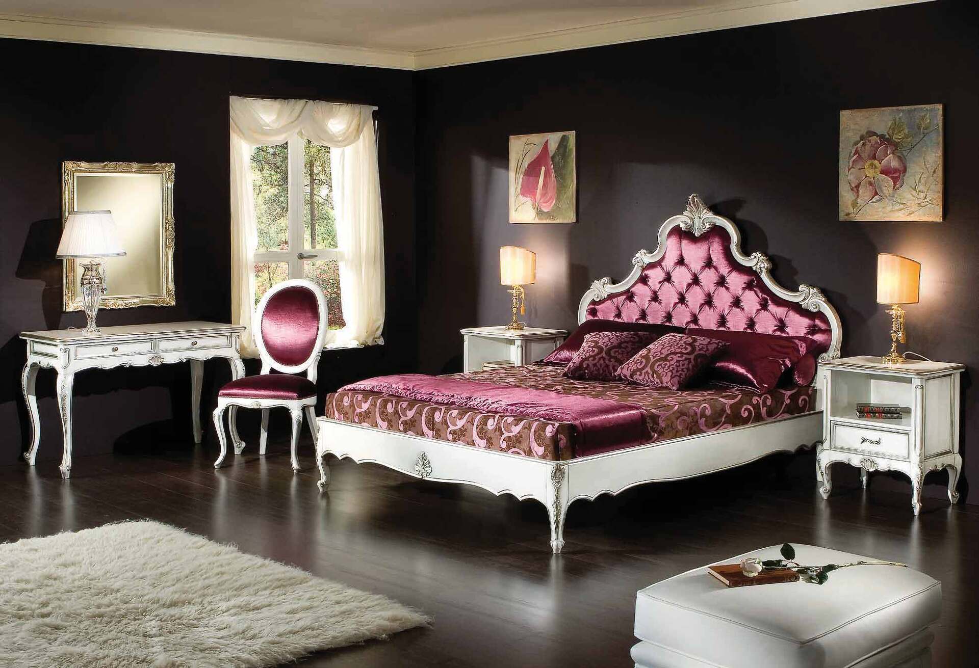 Купить Кровать (2096) Scappini в магазине итальянской мебели Irice home