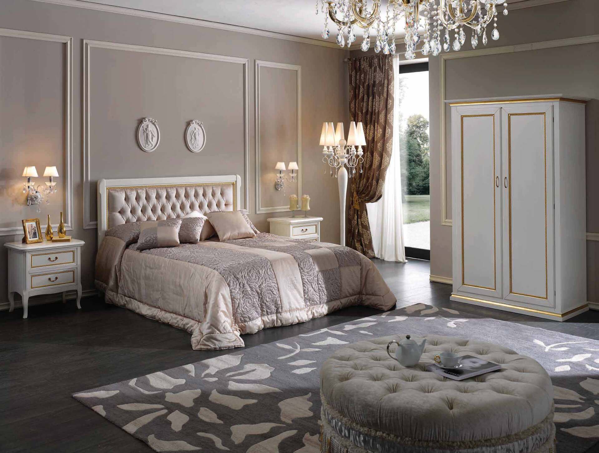 Купить Кровать (280-GL) Scappini в магазине итальянской мебели Irice home