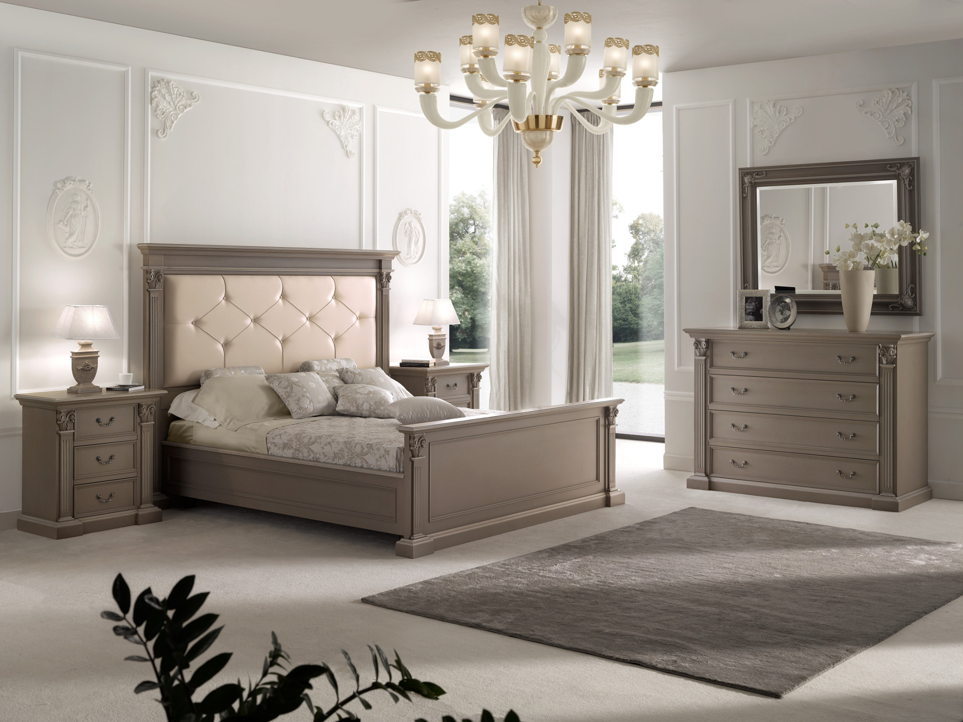 Купить Кровать (2670-GL) Scappini в магазине итальянской мебели Irice home