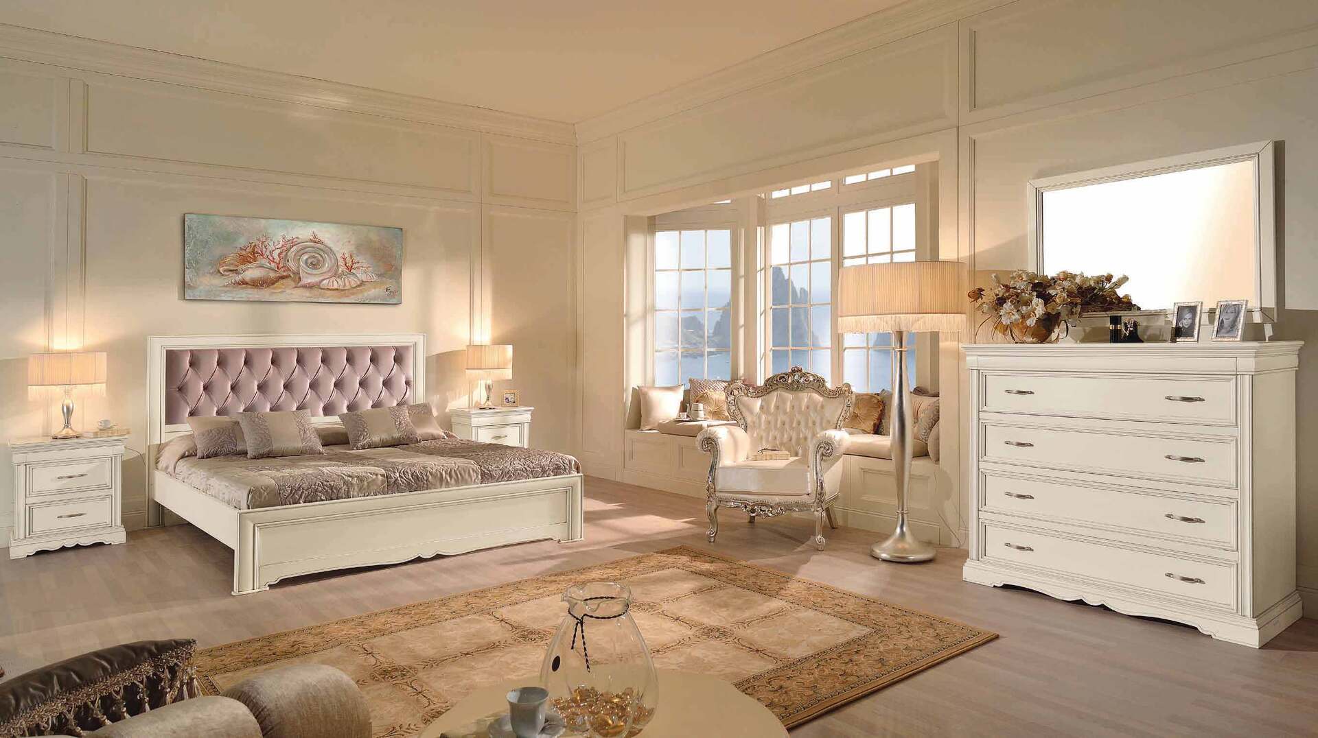 Купить Кровать (2800-GL) Scappini в магазине итальянской мебели Irice home