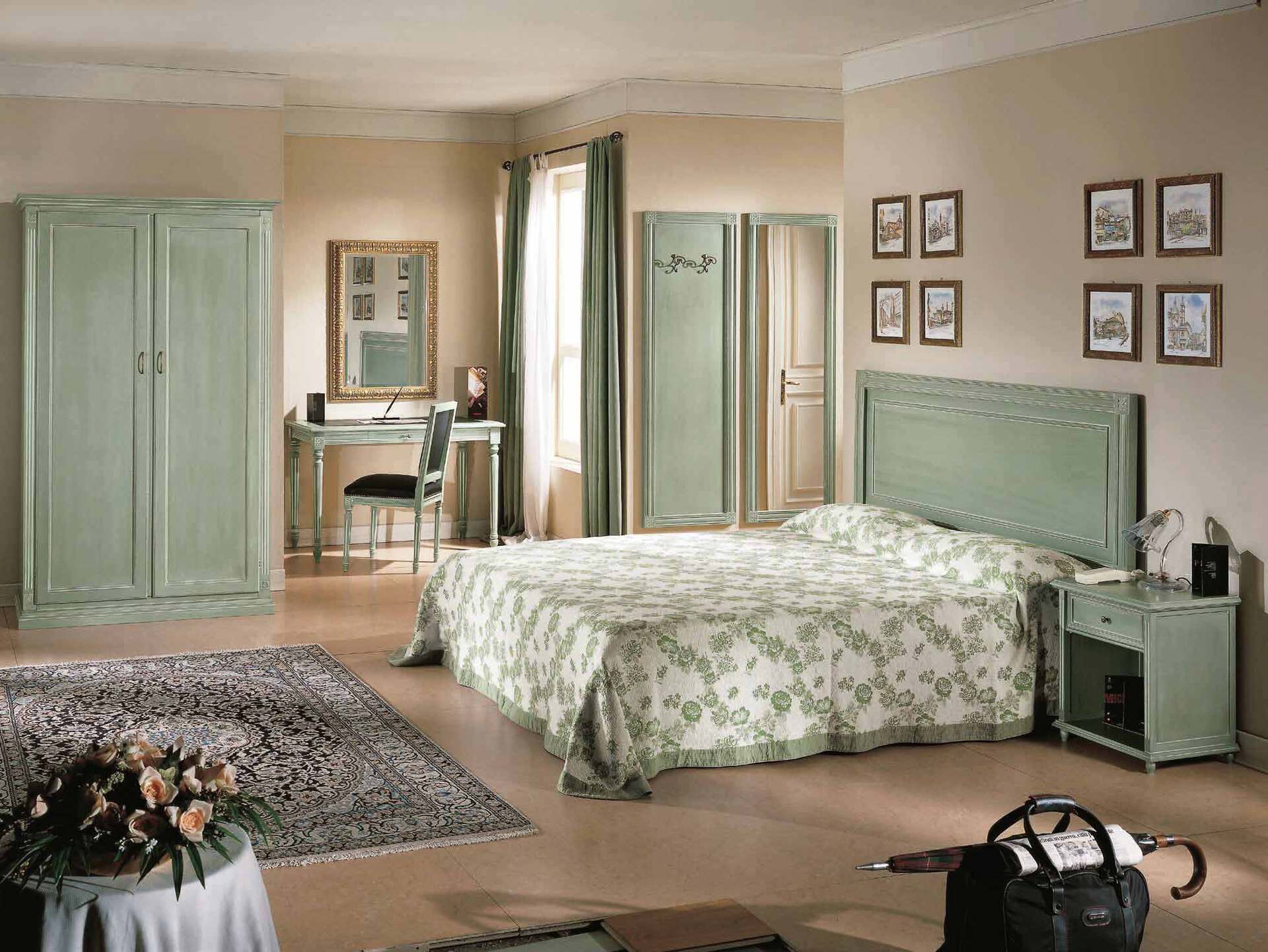 Купить Кровать (580/GL) Scappini в магазине итальянской мебели Irice home