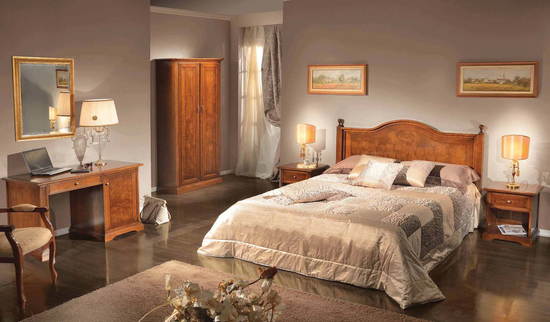 Купить Кровать (860) Scappini в магазине итальянской мебели Irice home