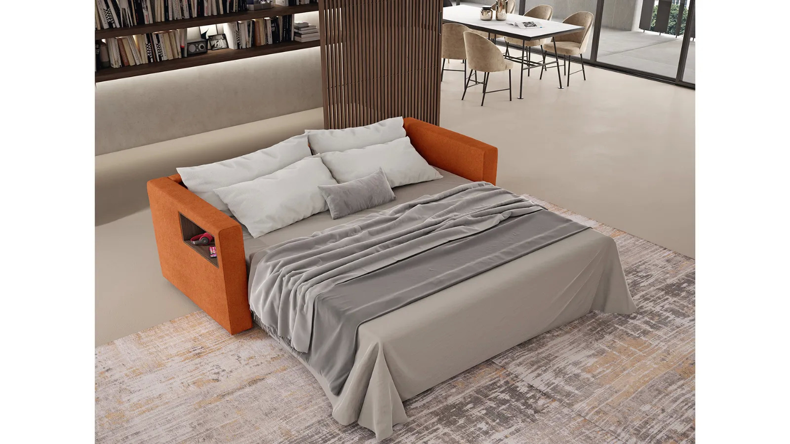 Купить Диван-кровать TUDOR Doimo Salotti в магазине итальянской мебели Irice home фото №2