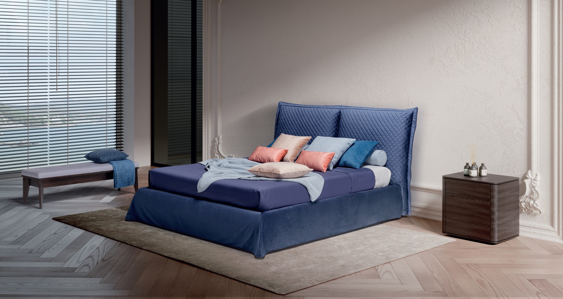 Купить Кровать Venezia Novaluna в магазине итальянской мебели Irice home