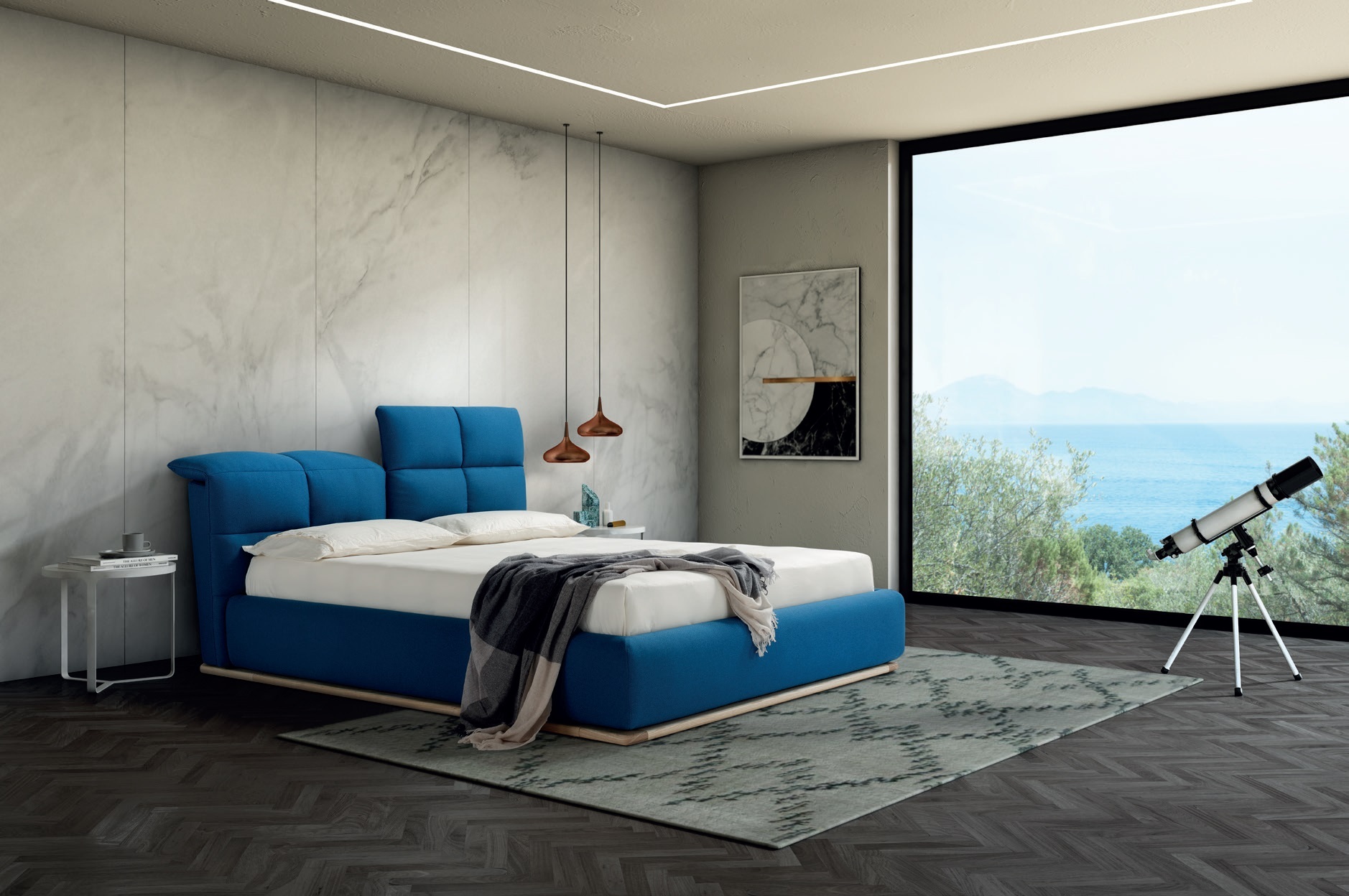 Купить Кровать Miami Novaluna в магазине итальянской мебели Irice home