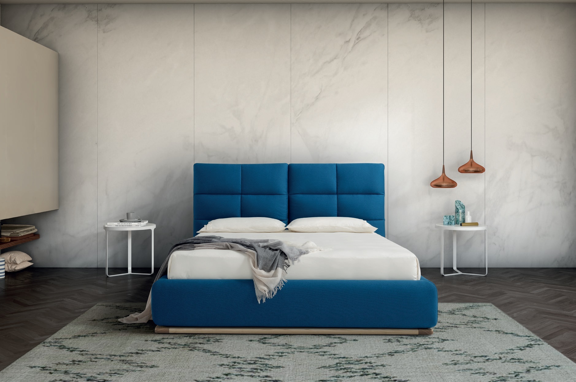 Купить Кровать Miami Novaluna в магазине итальянской мебели Irice home фото №2
