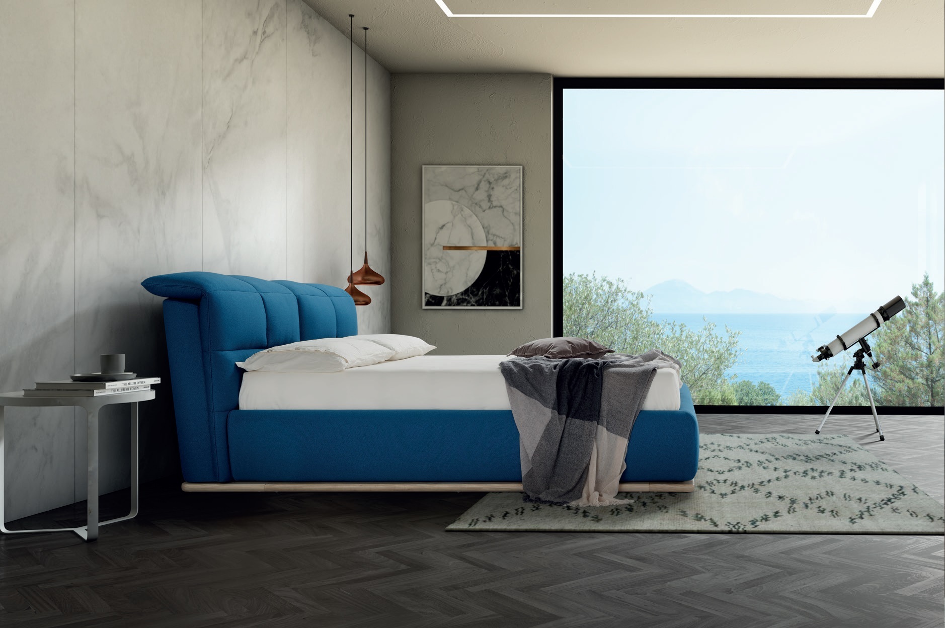 Купить Кровать Miami Novaluna в магазине итальянской мебели Irice home фото №3