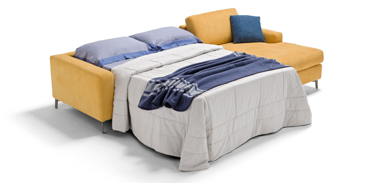 Купить Диван-кровать LISBONA, с оттоманкой Dienne в магазине итальянской мебели Irice home фото №3