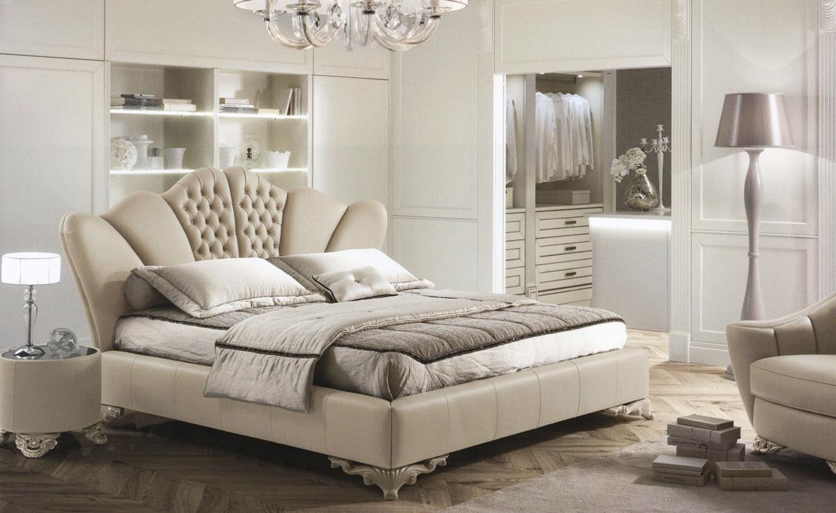 Купить Кровать AIRONE CAPITONEE CENTRALE Piermaria в магазине итальянской мебели Irice home