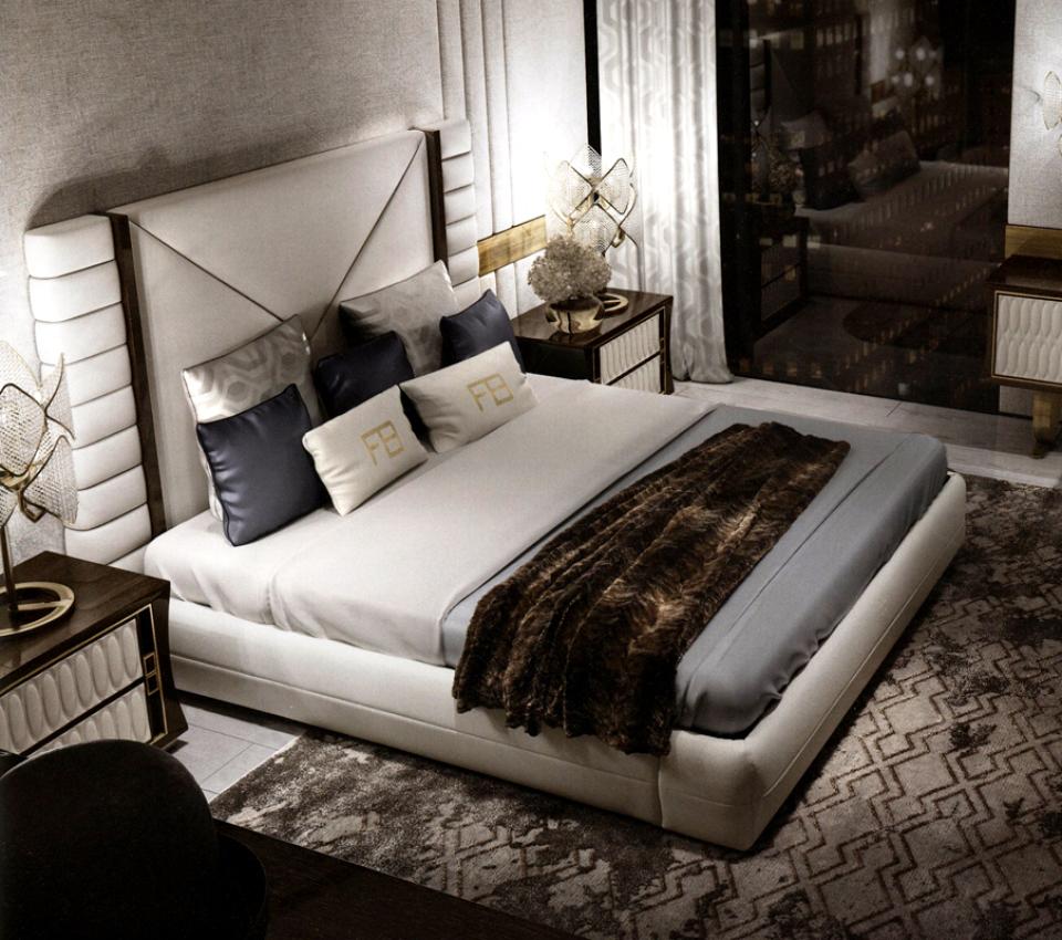 Купить Кровать BAY ELN 5511 K Franco Bianchini в магазине итальянской мебели Irice home