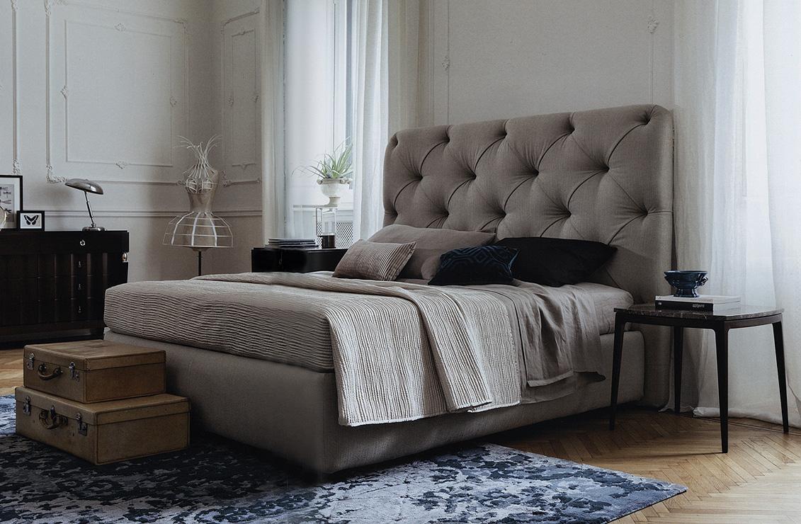 Купить Кровать LANCASTER 2089+2032 Selva в магазине итальянской мебели Irice home