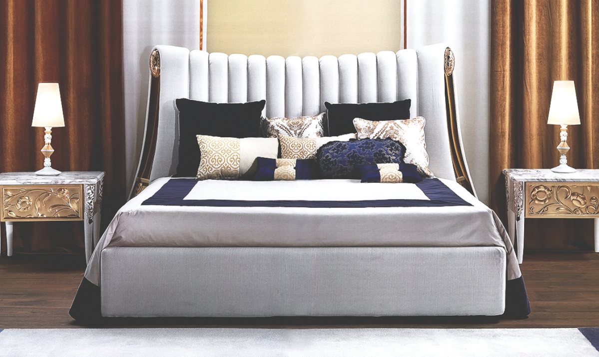Купить Кровать SARAYA B 630 Elledue в магазине итальянской мебели Irice home