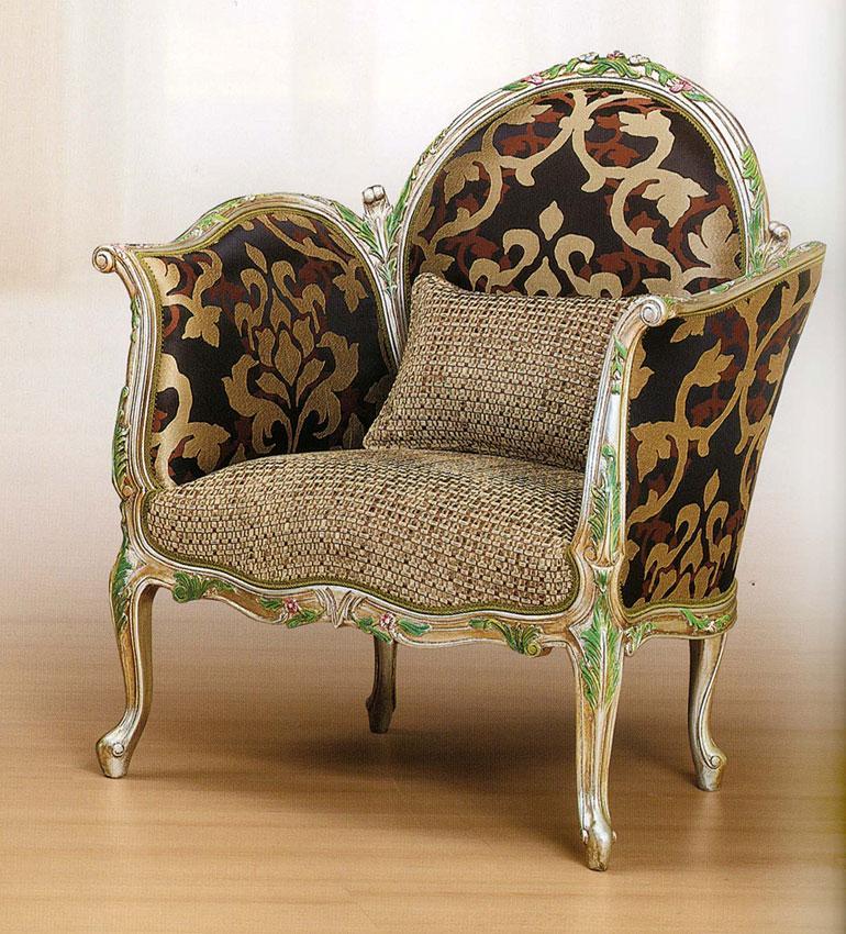 Купить Кресло Antoinette 558/N Morello Gianpaolo в магазине итальянской мебели Irice home