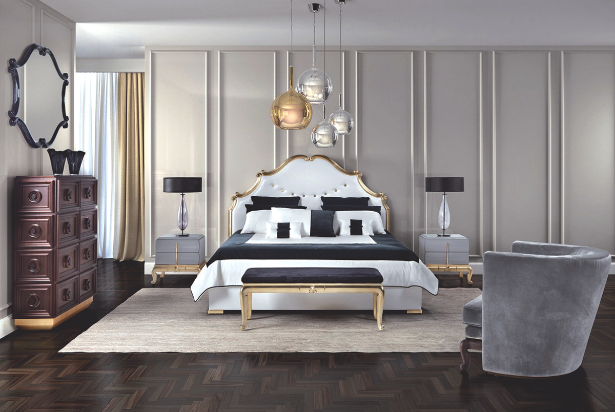 Купить Кровать THAIS B 411 Elledue в магазине итальянской мебели Irice home