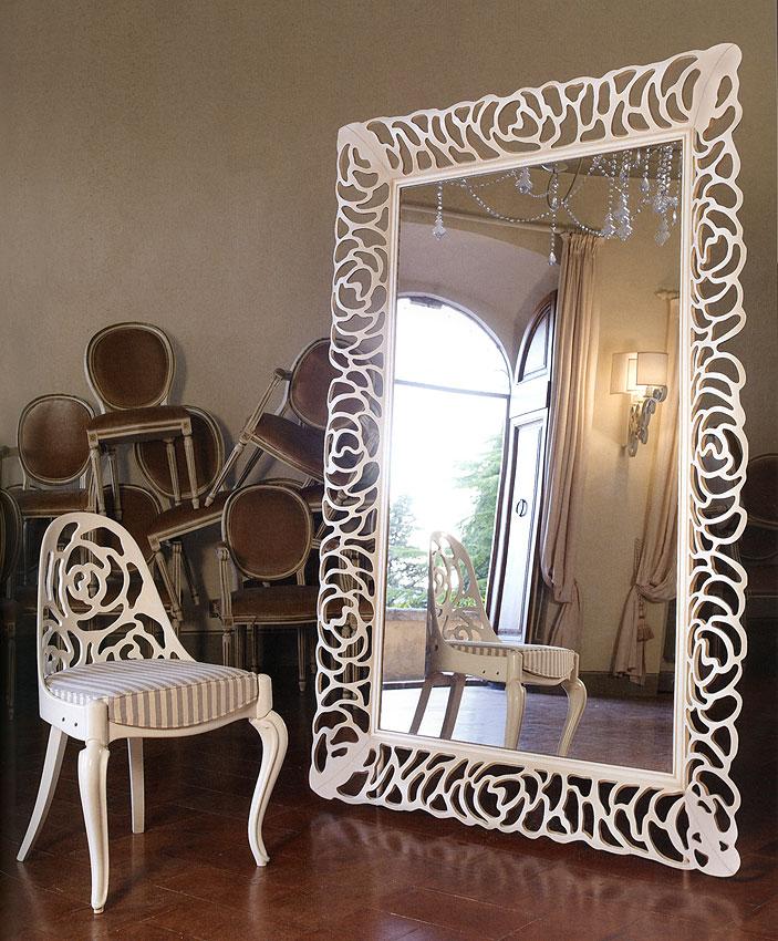 Купить Зеркало Violetta 3027 Volpi для спальни в магазине итальянской мебели Irice home