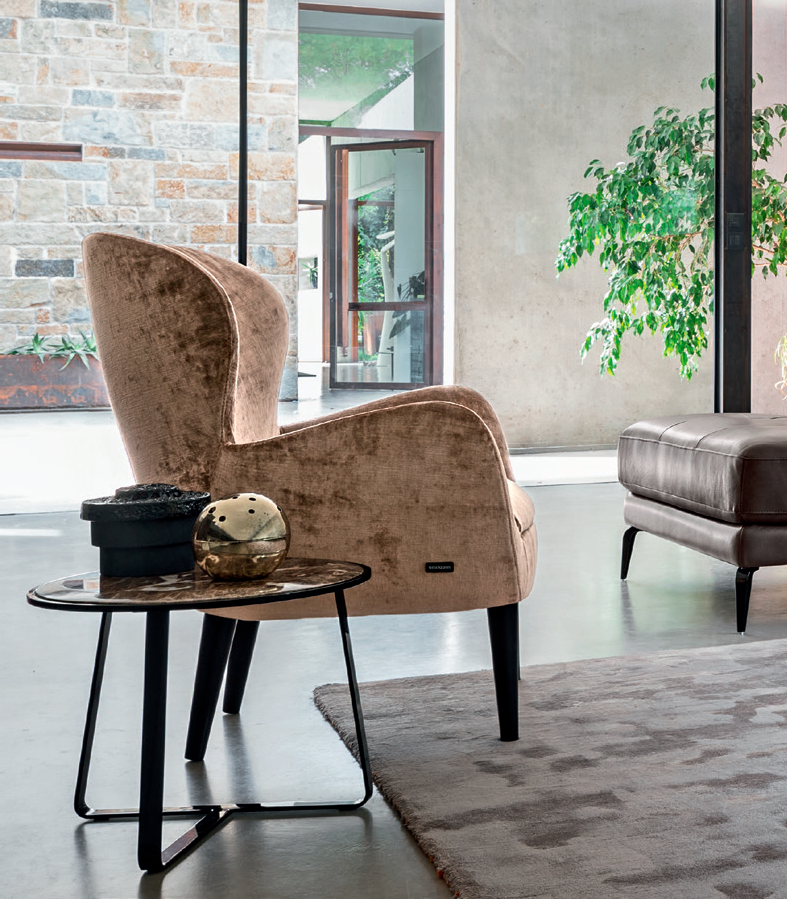 Купить Кресло STRESA 1000 Nicoline Salotti в магазине итальянской мебели Irice home