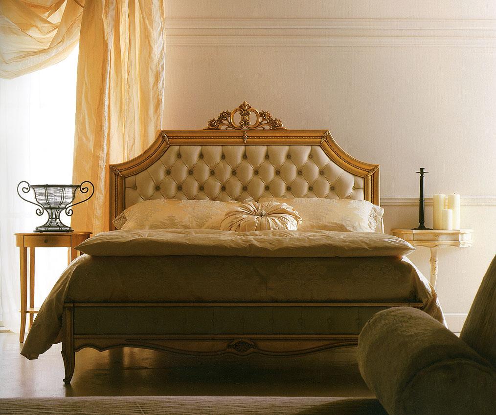 Купить Кровать Ines 883-DS-TCA Cortezari в магазине итальянской мебели Irice home