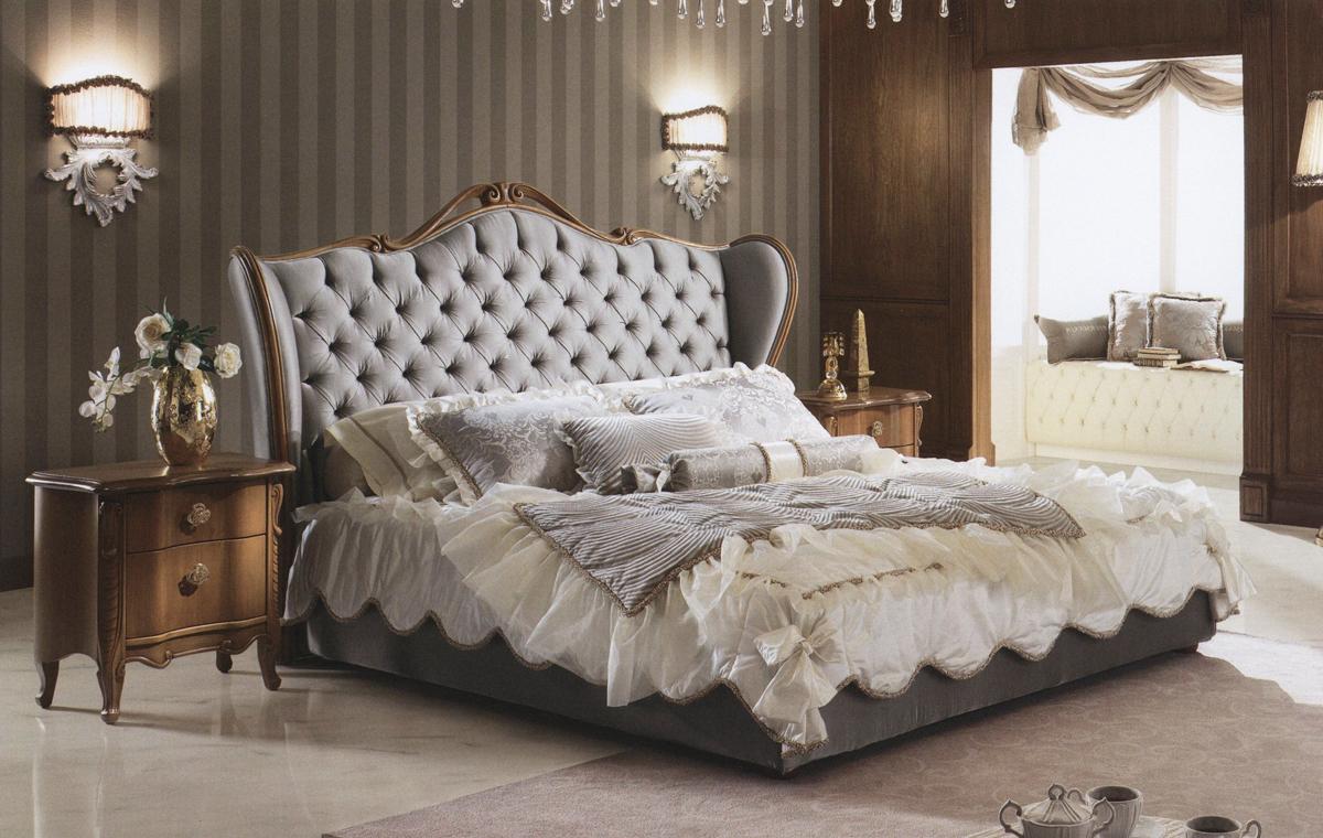 Купить Кровать SILVER CAPITONEE Piermaria в магазине итальянской мебели Irice home