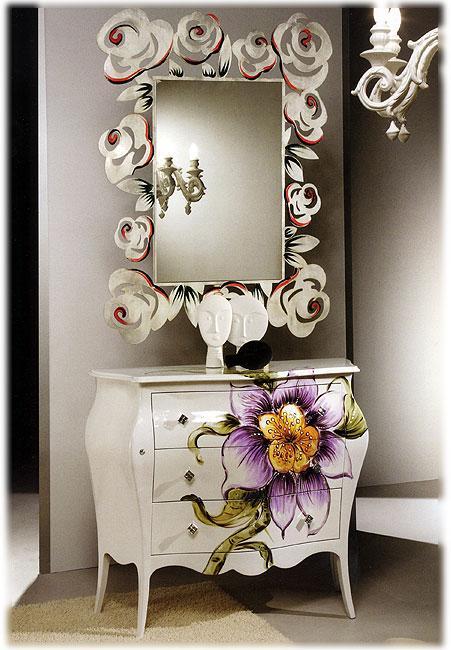 Купить Зеркало Bouquet RM Arredamenti арт.222008 в магазине итальянской мебели Irice home
