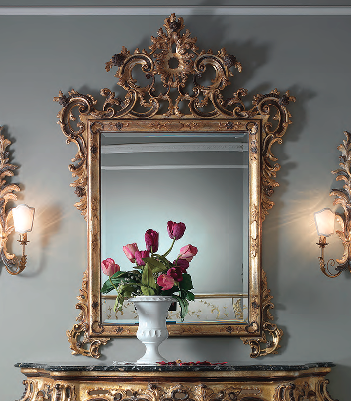 Купить Зеркало 2341 Florence Art для спальни в магазине итальянской мебели Irice home
