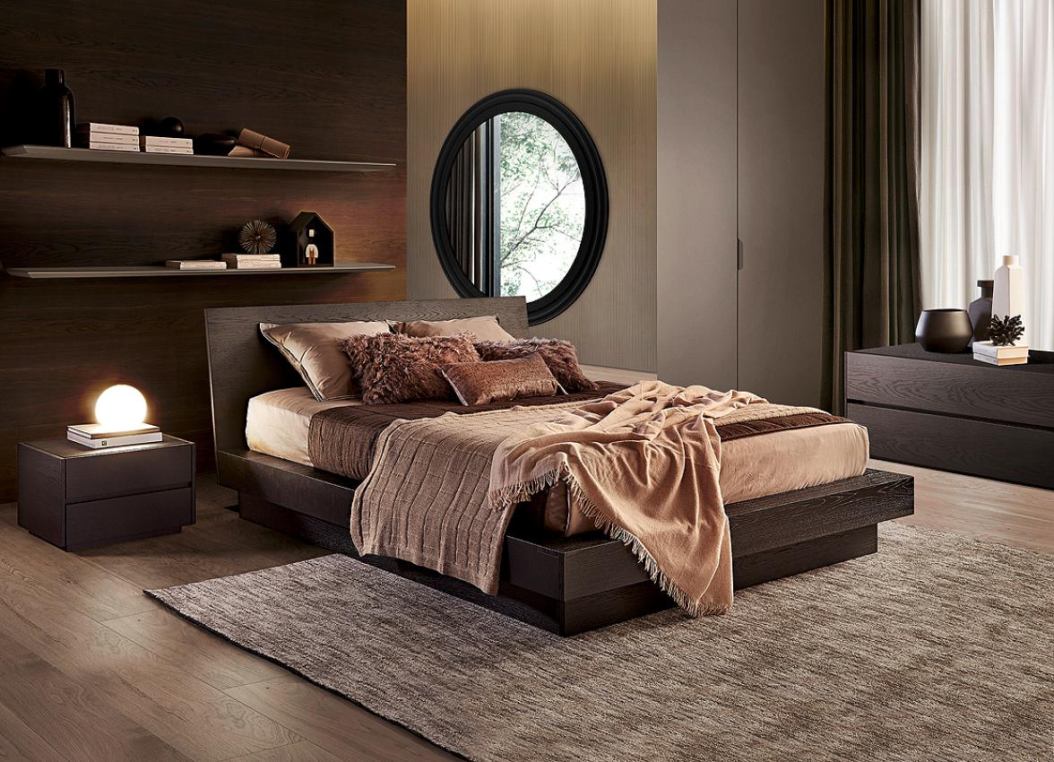 Купить Кровать SELF LE253 - N C Olivieri в магазине итальянской мебели Irice home