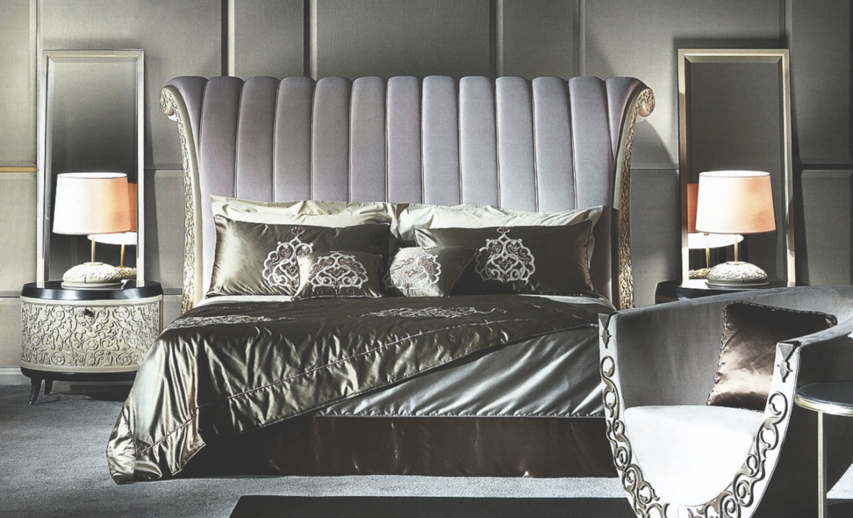 Купить Кровать SARAYA B 625/FP Elledue в магазине итальянской мебели Irice home