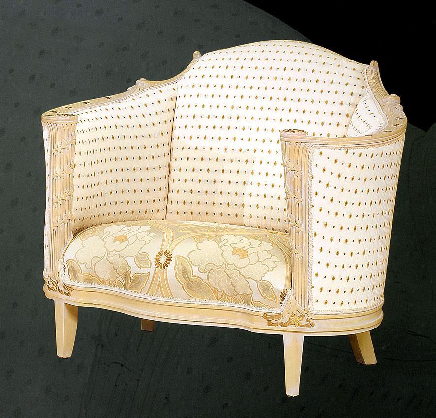 Купить Кресло Minuetto 1219/N 1 Morello Gianpaolo в магазине итальянской мебели Irice home